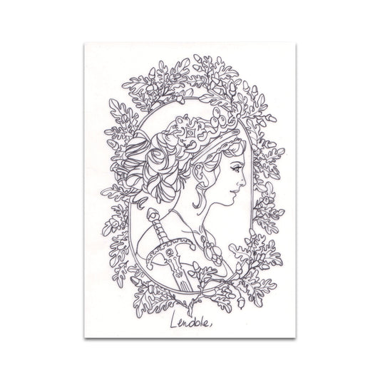 P9 - アデル・ヴァーリンデン ポストカード 1