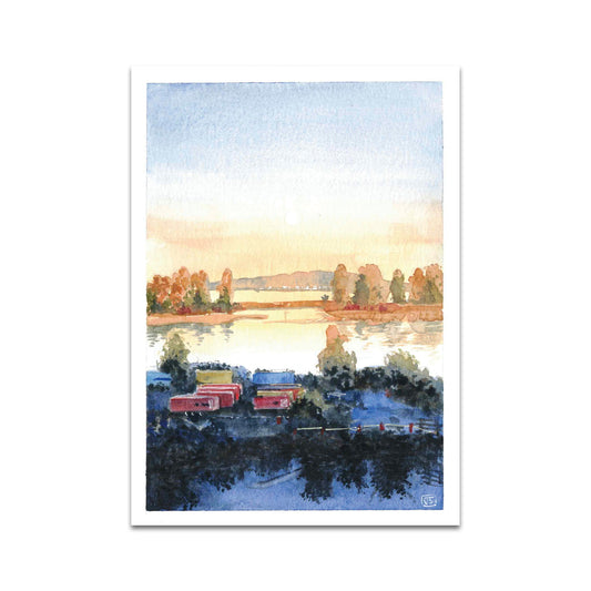 P9 - 1月の太陽のポストカード1