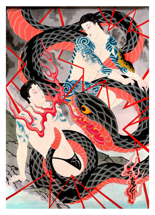 David Le Goon - Love Island - A New Bombshell Has Entered The Villa (3/3) Print