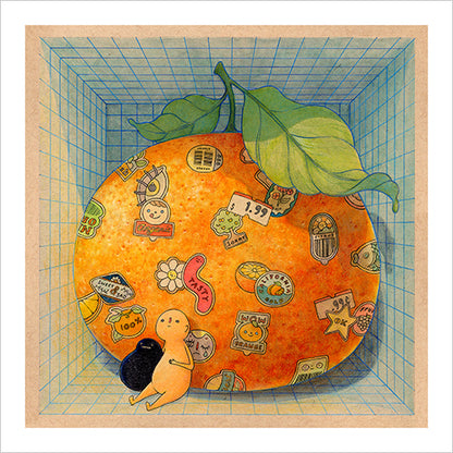 Felicia Chiao - Big Orange Print