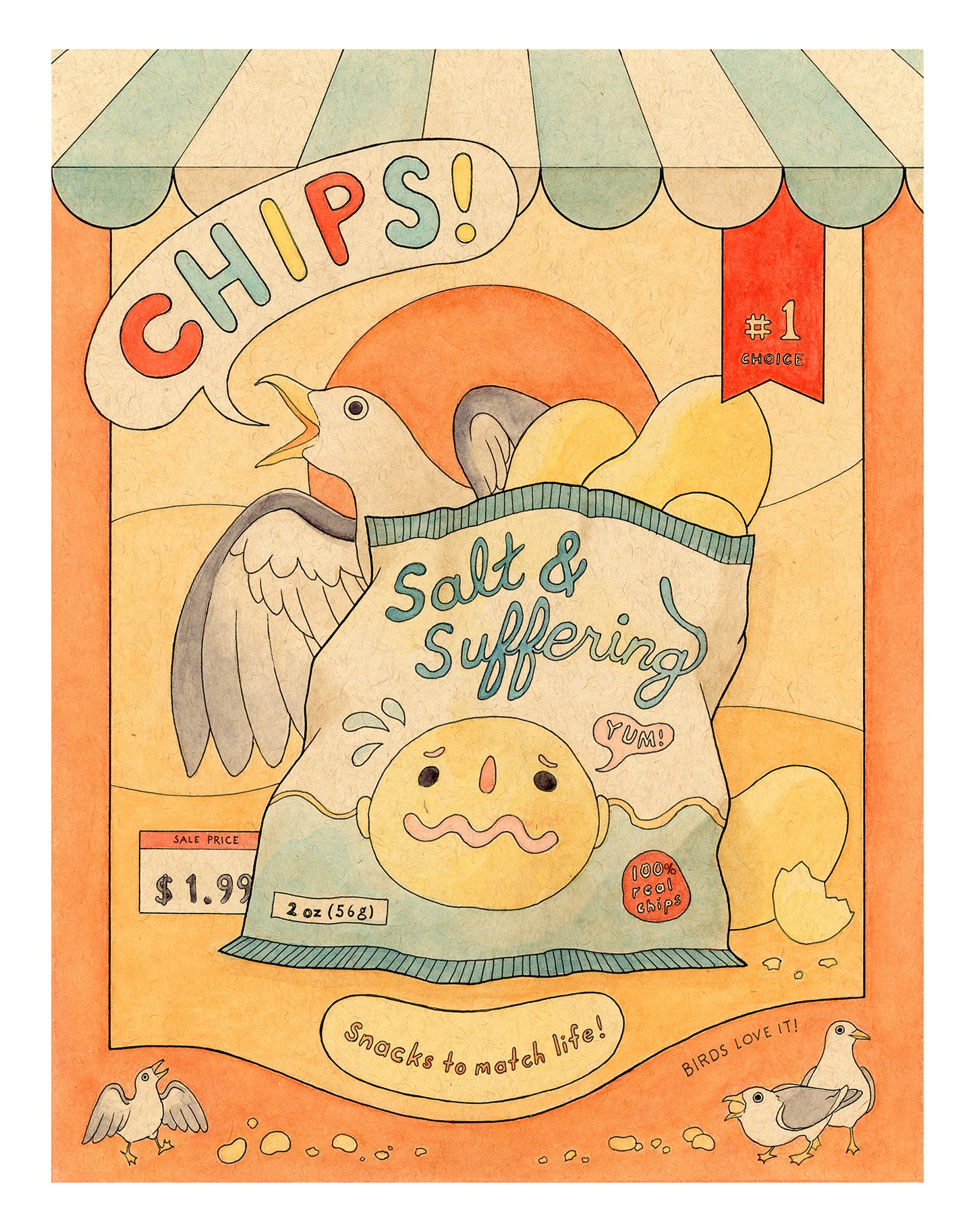 Felicia Chiao - Chips Print