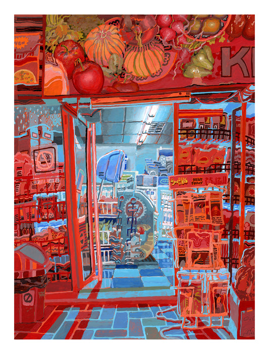 Heartslob - Warm Night, Cool Market Print