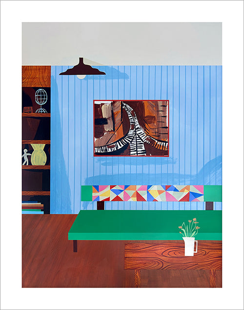 Josh Stover - Daisukes Old Living Room Print