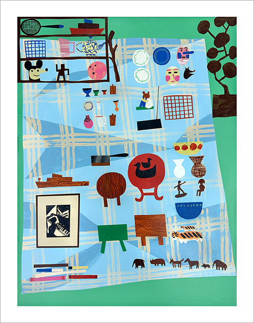 Josh Stover - Oedo Antique Market Print