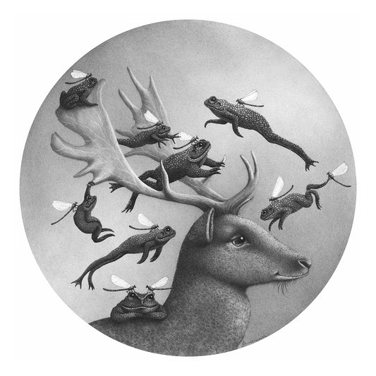 Juliet Schreckinger - Clove and the Toad Fairies Print