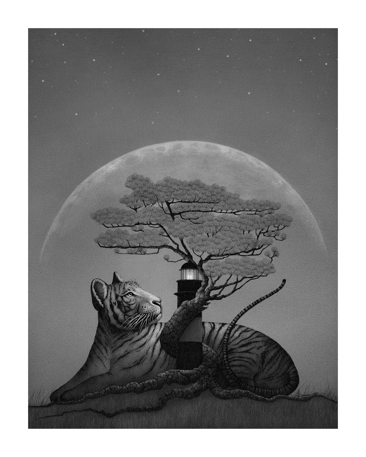 Juliet Schreckinger - Moonlit Lullabies Print