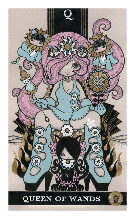Junko Mizuno - Queen of Wands Print