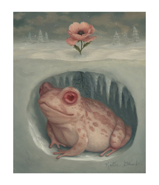 Katie Gamb - Cold Thoughts Warm Heart Print