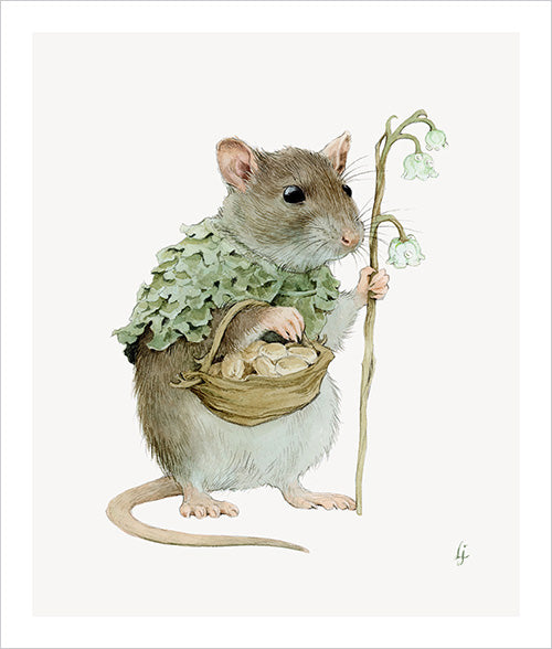 Lily Seika Jones - Biscuit Rat Print