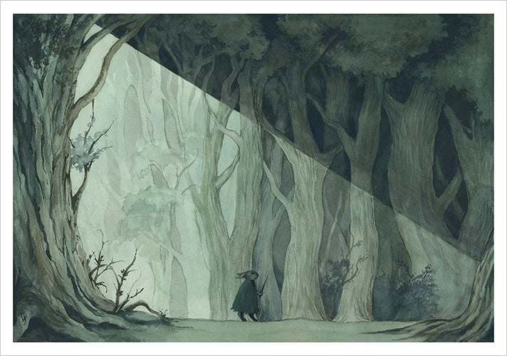 Lily Seika Jones - Brave Little Rabbit Print