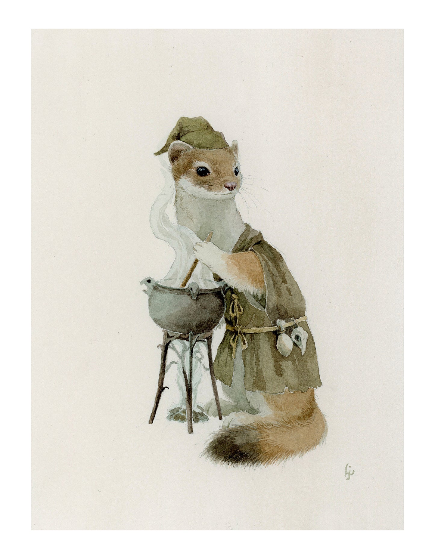 Lily Seika Jones - Ermine Print