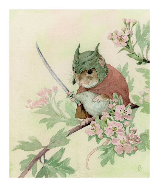 Lily Seika Jones - On Hawthorn Blossoms Print