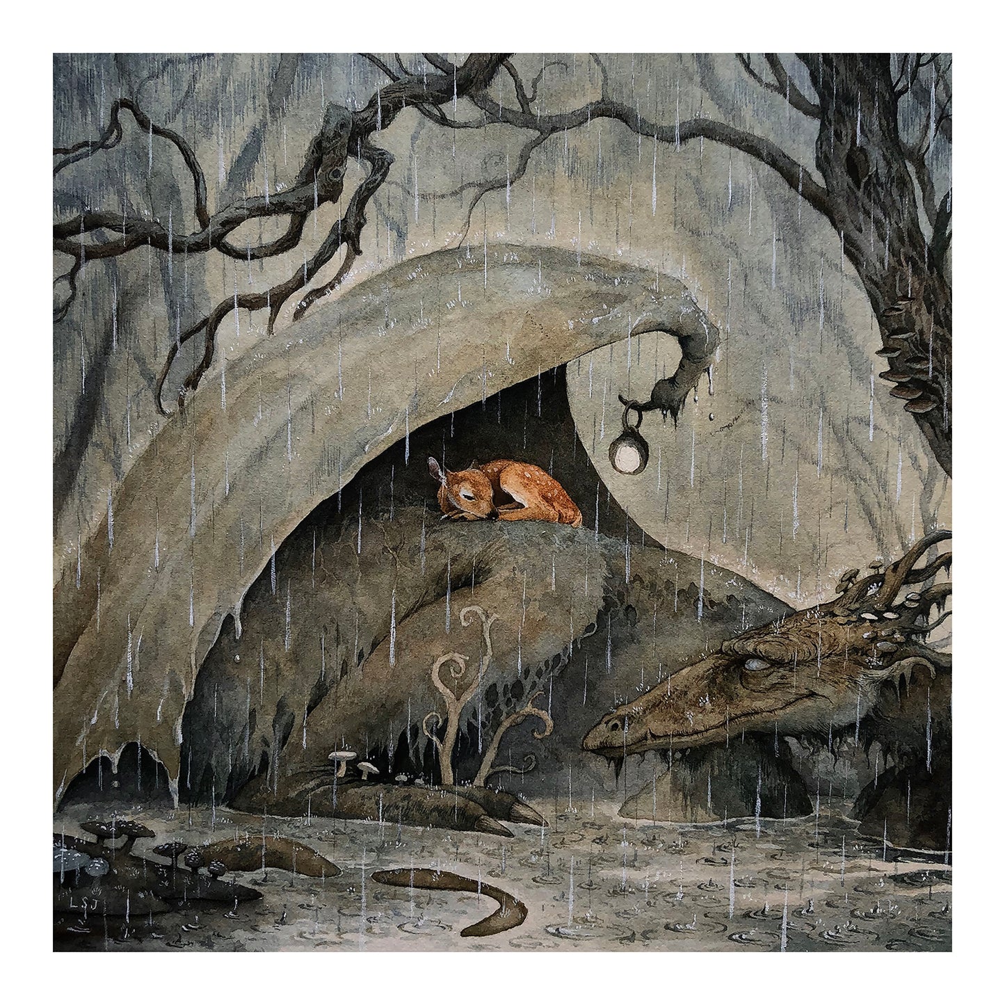 Lily Seika Jones - Shelter Print