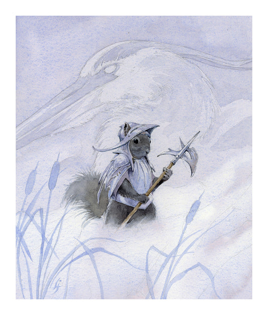 Lily Seika Jones - The Heron Knight Print