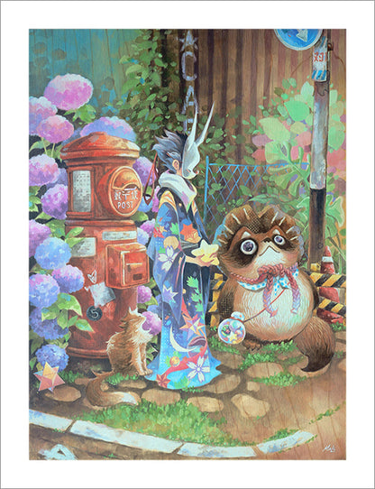 Mall - Postbox Spirits Print