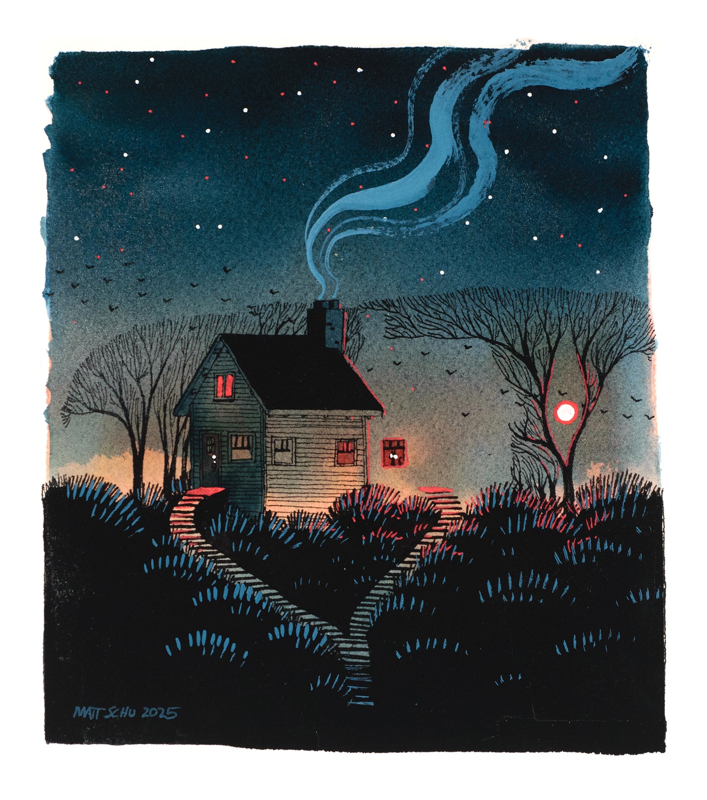 Matt Schu - Invisible House Print