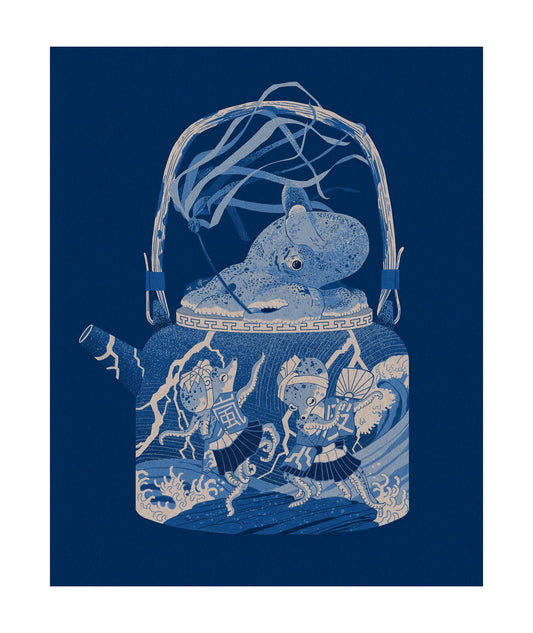 NVM Illustration - Storm in Teapot Print