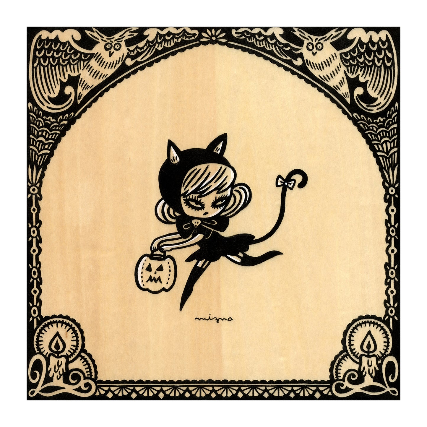 Mizna Wada - Halloween Girl Print