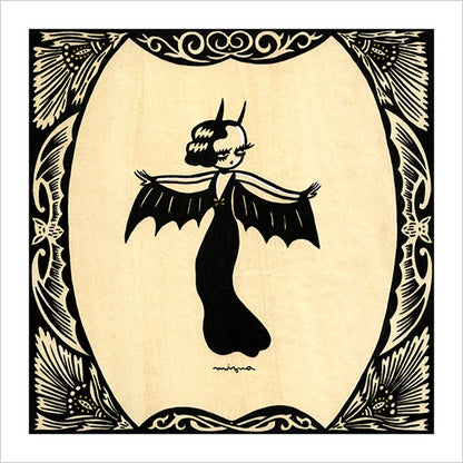 Mizna Wada - Modern Bat Lady Print