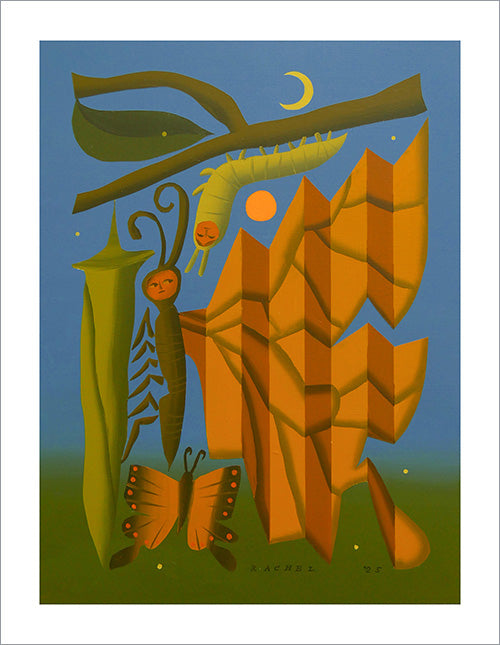 Rachel Hayden - Crinkled Wing Print