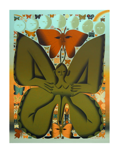 Rachel Hayden - Butterfly Pose Print