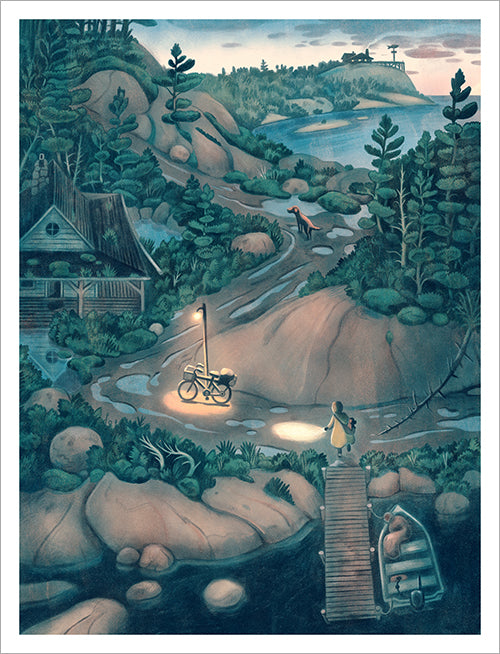 Sean Lewis - Looking for Pups Print