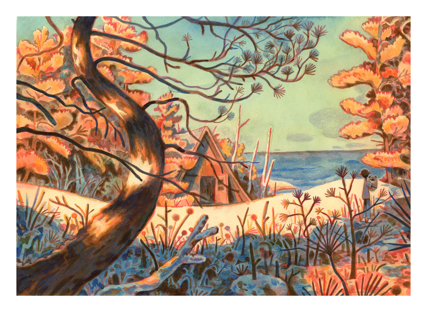 Sean Lewis - Telos A-Frame Print