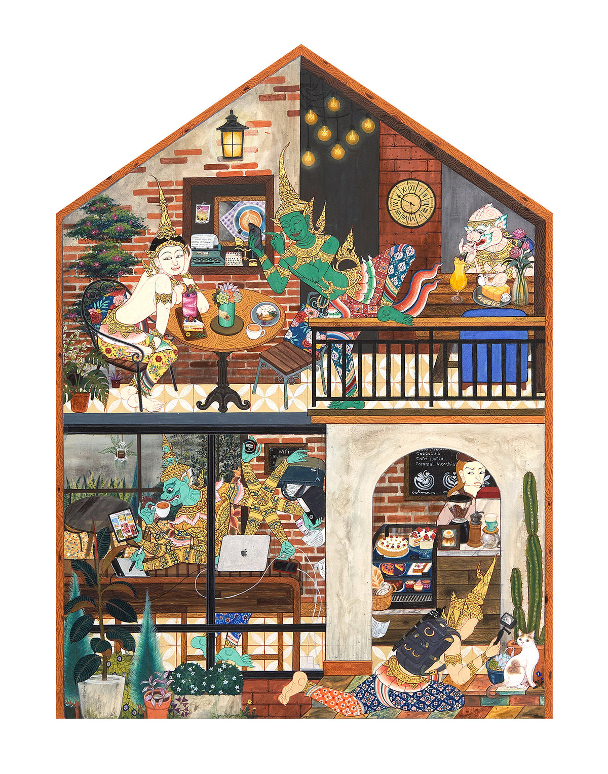 Subannakrit Krikum - RAMA Café Print