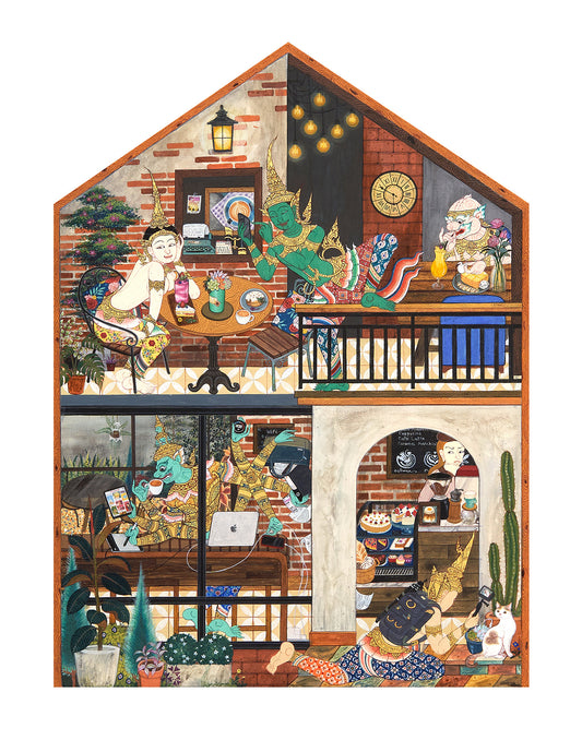 Subannakrit Krikum - RAMA Café Print