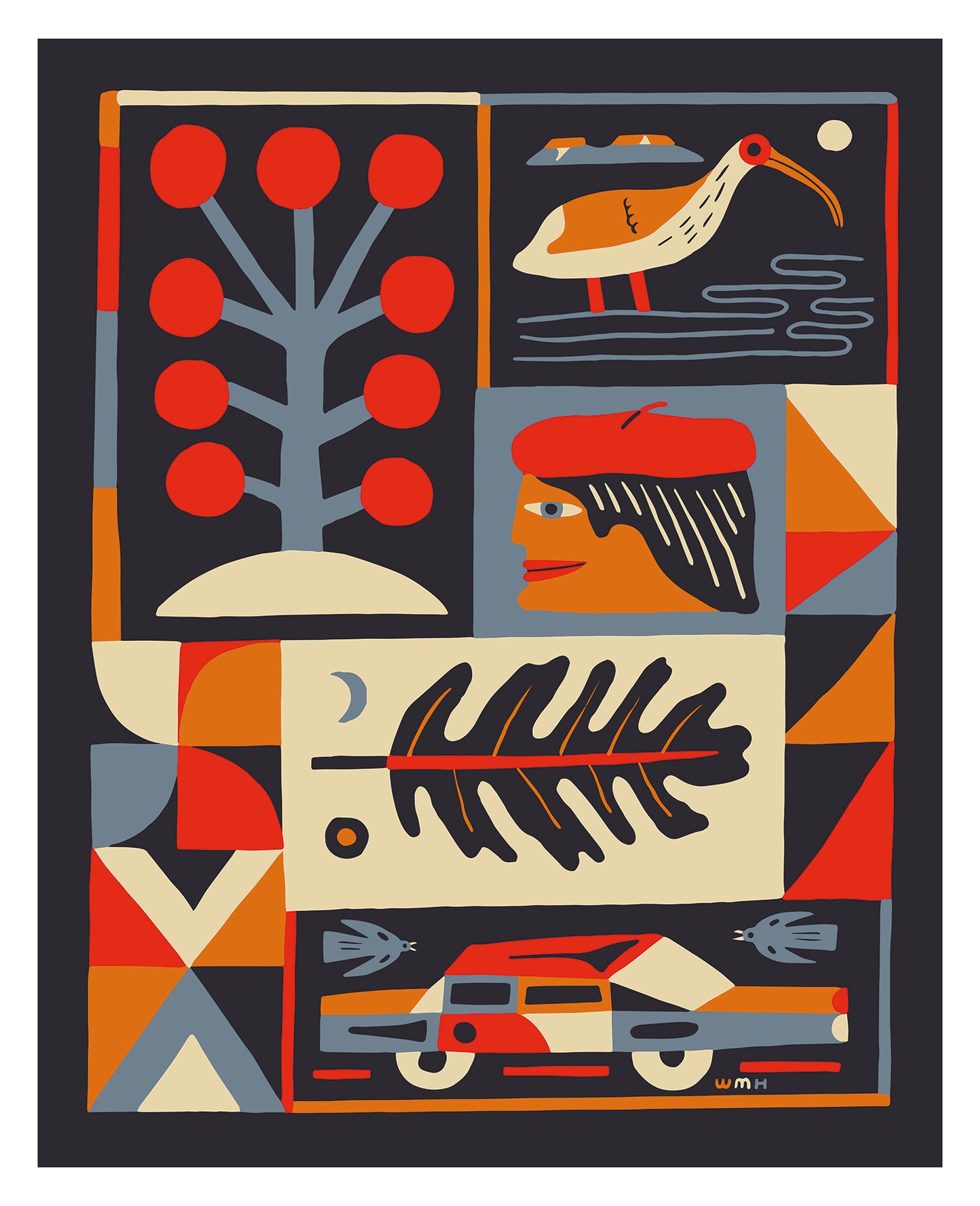 ワイアット・ハーシー - ヴァレーオークプリント