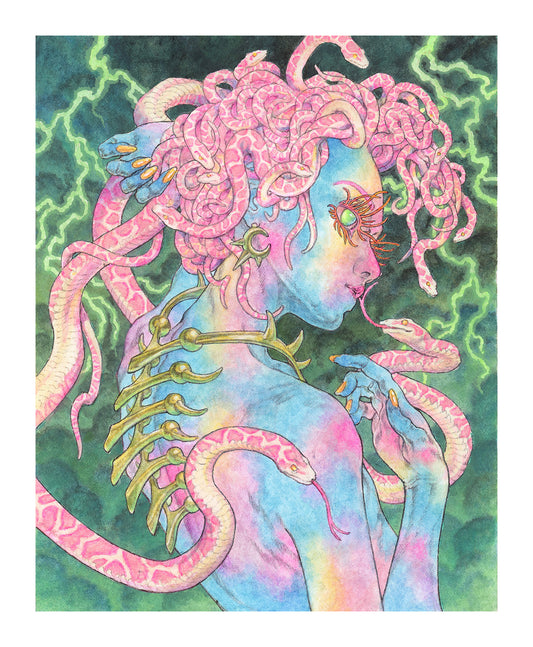 beachghost - Medusa Print
