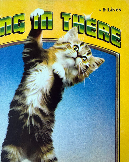 Adrian Contreras - Hang In There Risograph