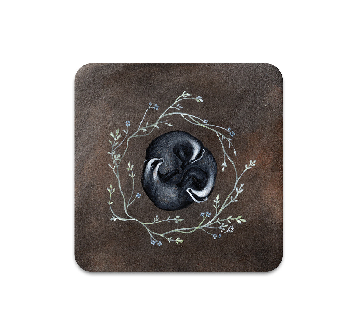 S8 Meadow & Fawn - Coaster 1