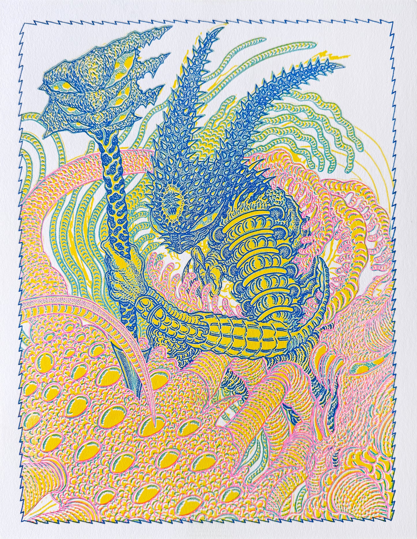 Tetsunori Tawaraya - Sonic Spear Risograph