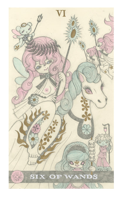 Junko Mizuno - Six Of Wands: Cinderalla Fairyland