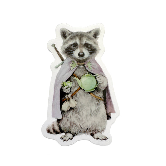 Lily Seika Jones - Teapot Raccoon Sticker