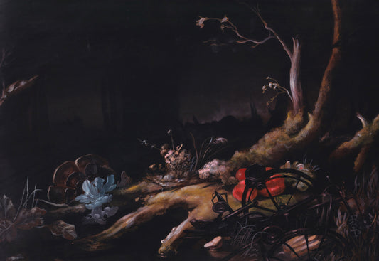 Nicole Duennebier - Swamp Structure with Machinery