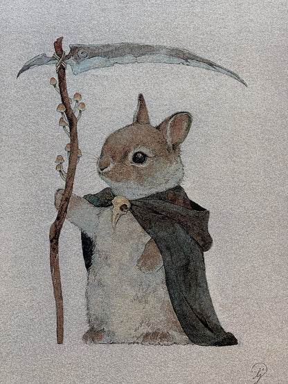 Lily Seika Jones - Death Bunny Blanket Tapestry (PREORDER)