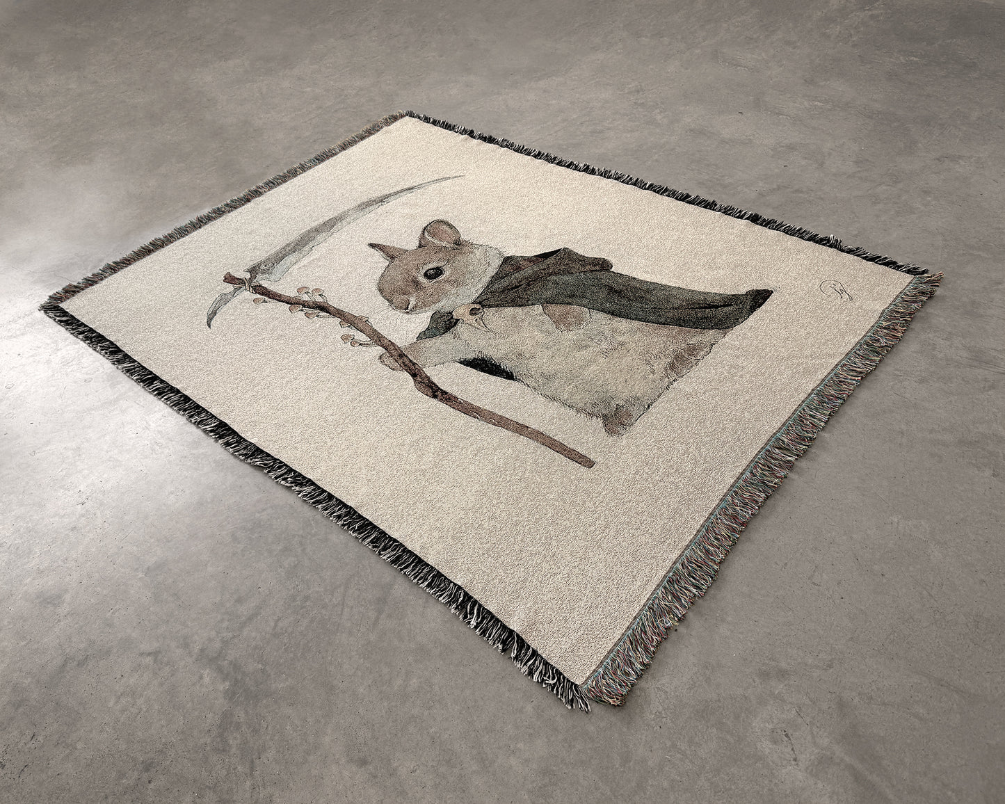Lily Seika Jones - Death Bunny Blanket Tapestry (PREORDER)