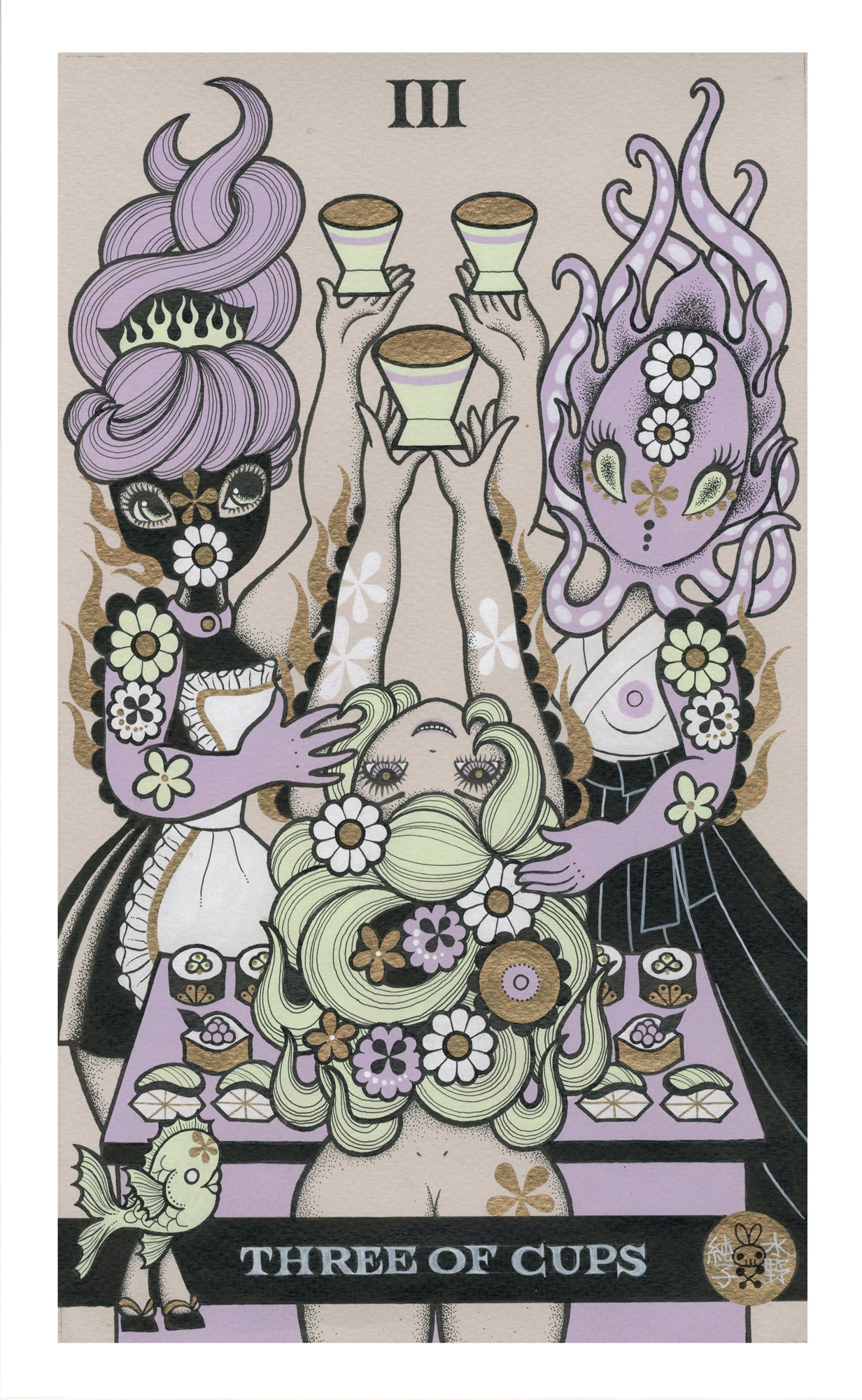 Junko Mizuno - Three Of Cups: Paradise Sushi