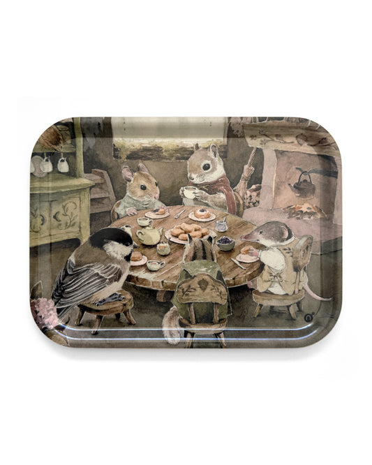Lily Seika Jones - Tea Party Birch Tray V2