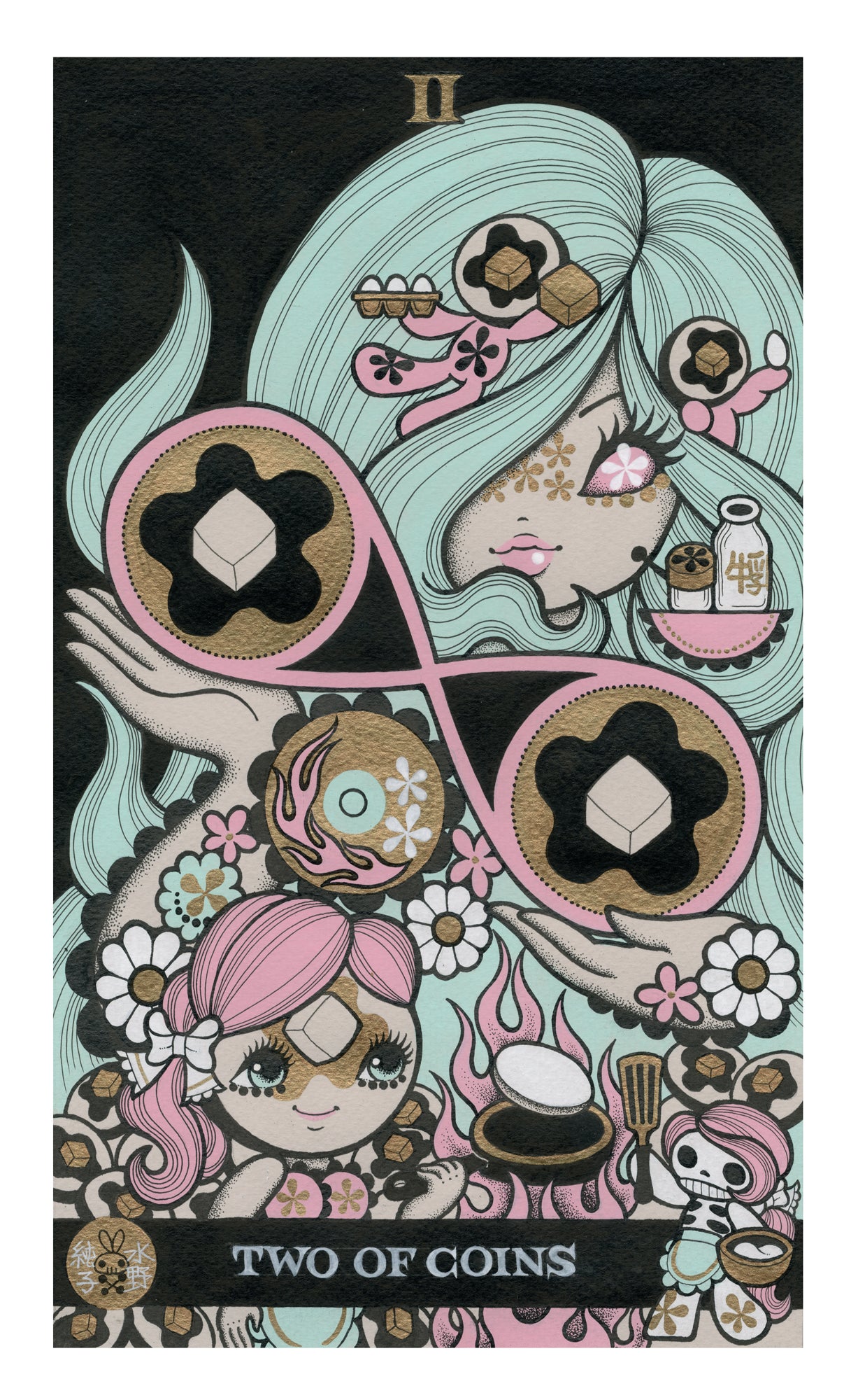 Junko Mizuno - Two Of Coins: Pancakes