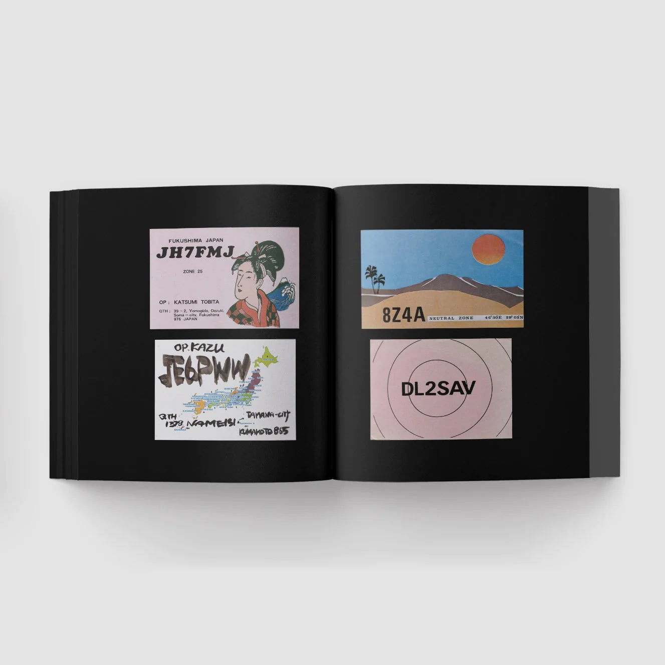 QSL Radio Cards Book