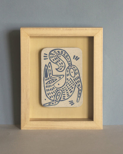 Perro y Arena - El Coyote Azul