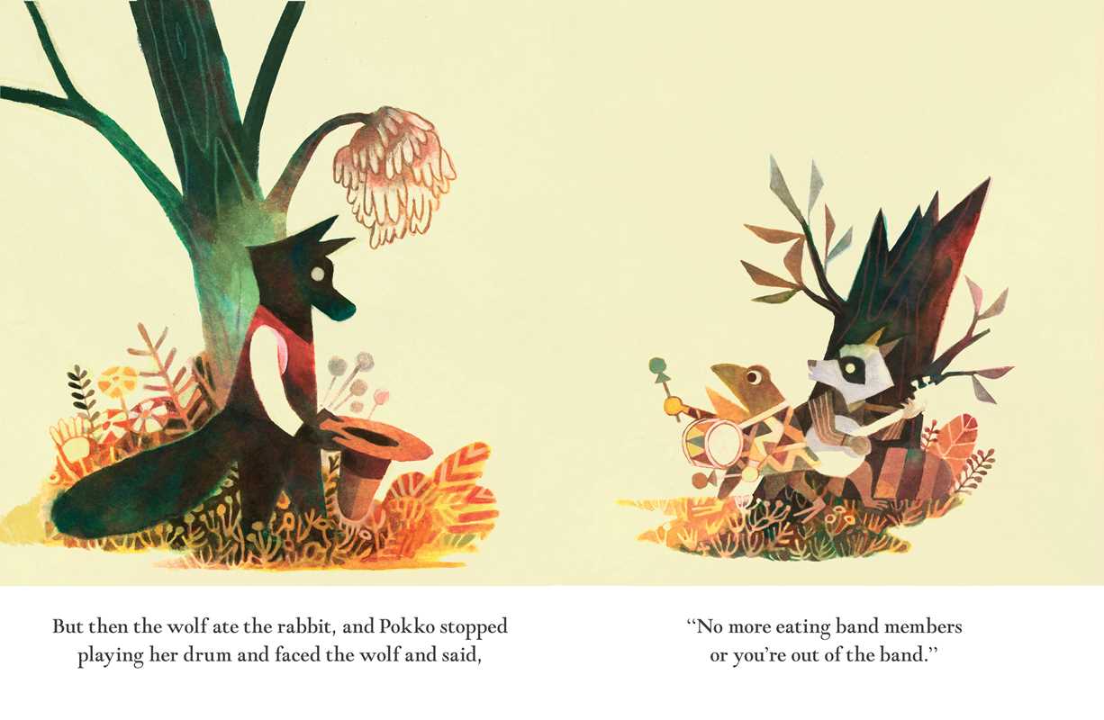 Pokko and the Drum by Matthew Forsythe: Hardcover; 64 pages / English
