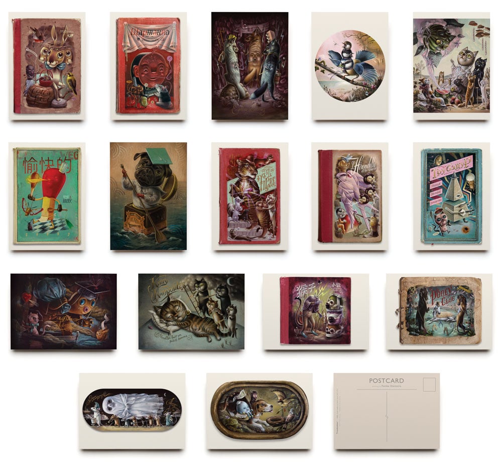 ヴァネッサ ギリングス - 4 シーズン (グリーティング カード 4 枚セット)