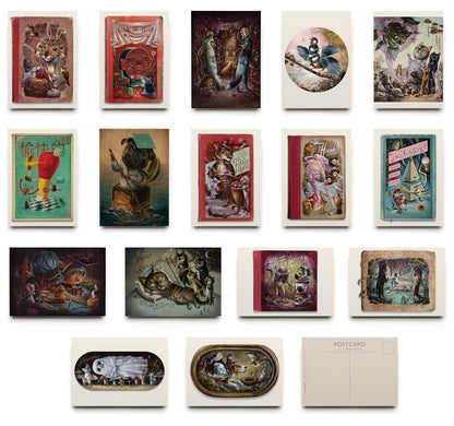 ヴァネッサ ギリングス - 4 シーズン (グリーティング カード 4 枚セット)