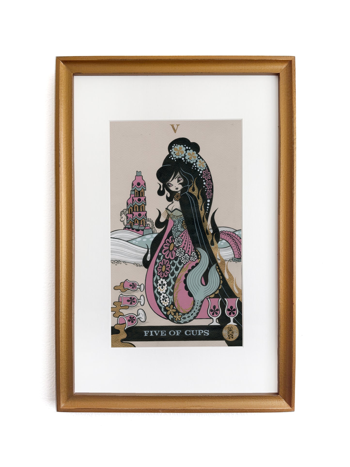 Junko Mizuno - Five Of Cups: Tura The Mermaid