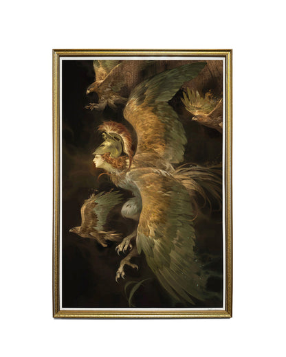 Betty Jiang - Harpy (Framed) Print 1 of 1