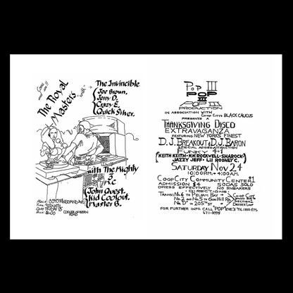 Early Hip-Hop Flyers Book